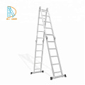 Escalera plegable de la plataforma de aluminio 4 * 2 pasos